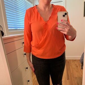 Gibson Orange Blouse